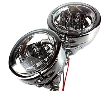 ハーレー　ツーリング用　フォグランプ　ウインカー LEDフォグランプ ハウジング LEDウィンカー セット クローム